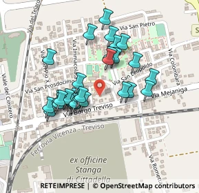 Mappa Via Risorgimento, 35013 Cittadella PD, Italia (0.18571)