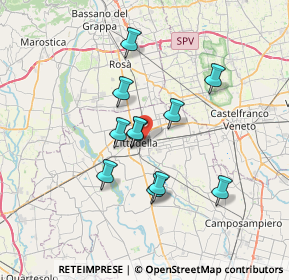 Mappa Via Risorgimento, 35013 Cittadella PD, Italia (5.71)