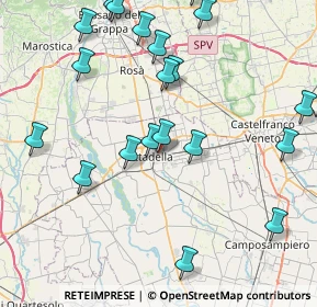 Mappa Via Risorgimento, 35013 Cittadella PD, Italia (9.5835)