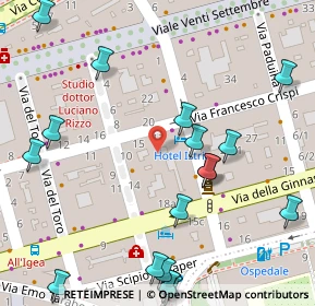 Mappa Via Francesco Crispi, 34125 Trieste TS, Italia (0.0925)