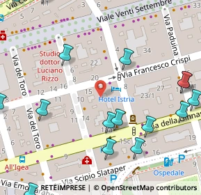 Mappa Via Ruggero Timeus, 34125 Trieste TS, Italia (0.1045)