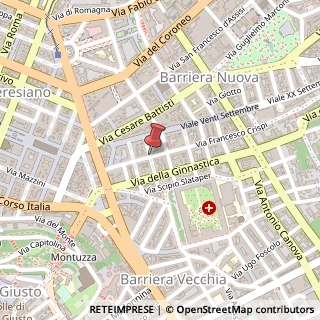 Mappa Via Francesco Crispi, 16, 34125 Trieste, Italia, 34125 Trieste, Trieste (Friuli-Venezia Giulia)