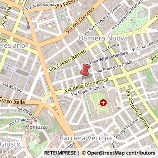 Mappa Via Ruggero Timeus, 7, 34125 Trieste, Trieste (Friuli-Venezia Giulia)