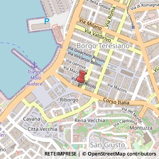 Mappa Piazza della Borsa, 9, 34121 Trieste, Trieste (Friuli-Venezia Giulia)
