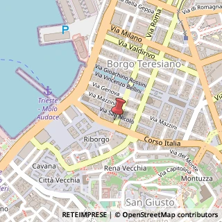 Mappa Piazza della Borsa, 7, 34121 Trieste, Trieste (Friuli-Venezia Giulia)