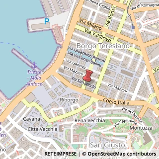 Mappa Via Roma, 3, 34121 Trieste, Trieste (Friuli-Venezia Giulia)