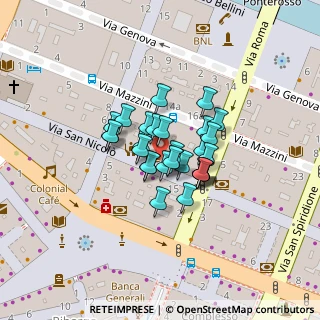 Mappa Via Mazzini, 34123 Trieste TS, Italia (0)