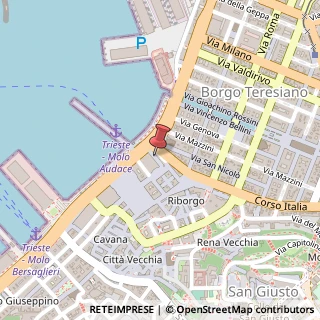 Mappa Piazza Nicolò Tommaseo, 2, 34121 Trieste, Trieste (Friuli-Venezia Giulia)