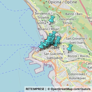 Mappa Piazza Nicolò Tommaseo, 34121 Trieste TS, Italia (0.649)