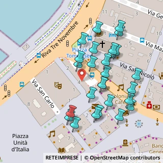 Mappa Piazza Nicolò Tommaseo, 34121 Trieste TS, Italia (0.06148)