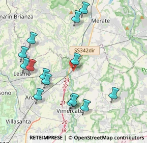 Mappa Via Galilei, 20866 Carnate MB, Italia (4.43286)