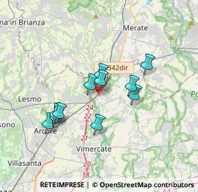 Mappa Via Galilei, 20866 Carnate MB, Italia (2.88909)