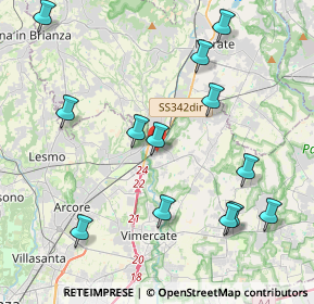 Mappa Via Galilei, 20866 Carnate MB, Italia (4.60231)