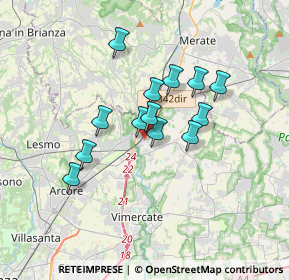 Mappa Via Galilei, 20866 Carnate MB, Italia (2.64923)