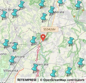 Mappa Via Galilei, 20866 Carnate MB, Italia (6.5725)