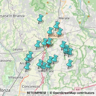 Mappa Via Michelangelo Buonarroti, 20866 Carnate MB, Italia (3.3585)
