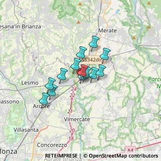 Mappa Via Galilei, 20866 Carnate MB, Italia (2.13385)