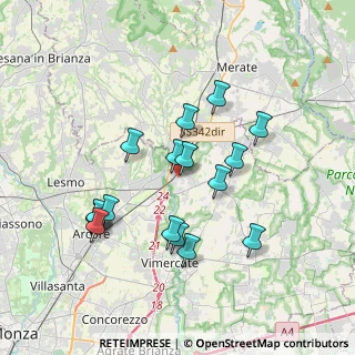 Mappa Via Michelangelo Buonarroti, 20866 Carnate MB, Italia (3.44118)