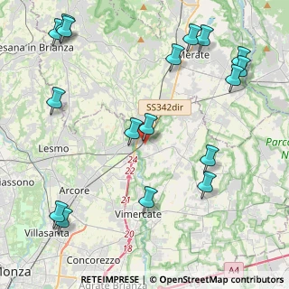Mappa Via Galilei, 20866 Carnate MB, Italia (5.51059)