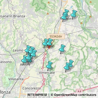 Mappa Via Galilei, 20866 Carnate MB, Italia (4.02267)