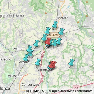 Mappa Via Michelangelo Buonarroti, 20866 Carnate MB, Italia (2.82333)