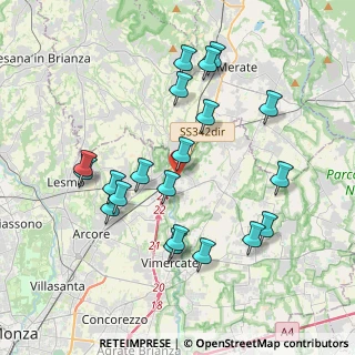 Mappa Via Galilei, 20866 Carnate MB, Italia (3.891)