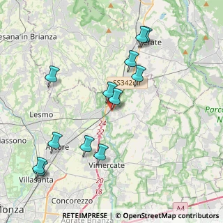 Mappa Via Michelangelo Buonarroti, 20866 Carnate MB, Italia (4.34167)