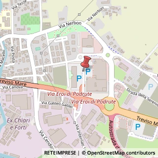 Mappa Via Eroi di Podrute, 10, 31057 Silea TV, Italia, 31057 Silea, Treviso (Veneto)