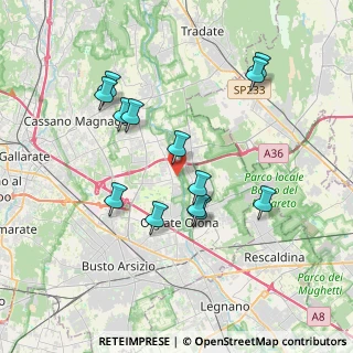 Mappa Piazza Gabardi, 21058 Solbiate Olona VA, Italia (3.57231)