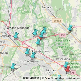 Mappa Piazza Gabardi, 21058 Solbiate Olona VA, Italia (5.05667)