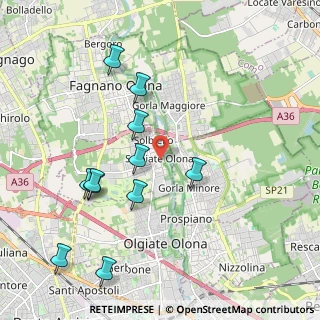 Mappa Piazza Gabardi, 21058 Solbiate Olona VA, Italia (2.11455)