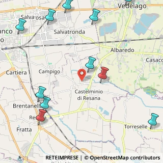 Mappa Via Alessandro Manzoni, 31023 Resana TV, Italia (3.01545)