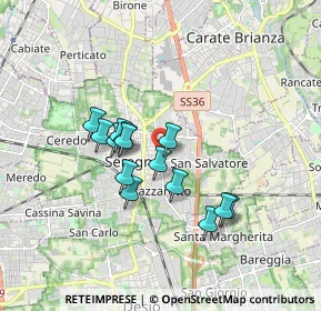 Mappa Via Bertacchi, 20831 Seregno MB, Italia (1.37786)