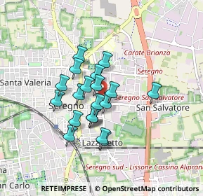 Mappa Via Bertacchi, 20831 Seregno MB, Italia (0.6285)