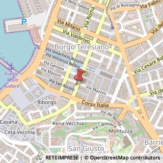 Mappa Via Filzi, 6, 34122 Trieste, Trieste (Friuli-Venezia Giulia)
