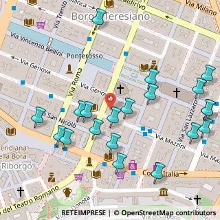 Mappa Via Genova, 34122 Trieste TS, Italia (0.152)