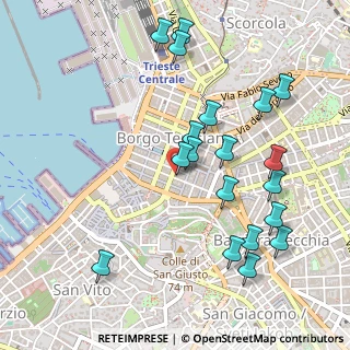 Mappa Via Genova, 34122 Trieste TS, Italia (0.547)