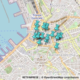 Mappa Via Genova, 34122 Trieste TS, Italia (0.273)