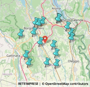 Mappa Via Carbonesca, 28012 Cressa NO, Italia (7.21059)