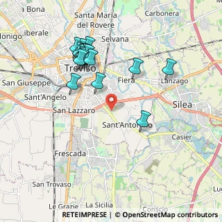 Mappa Strada Sant'Antonino, 31100 Treviso TV, Italia (1.97368)