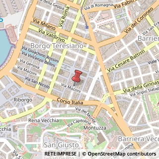 Mappa Via Santa Caterina da Siena, 7, 34122 Trieste, Trieste (Friuli-Venezia Giulia)