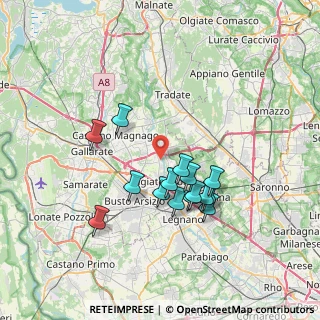 Mappa Via Sant' Antonino, 21058 Solbiate Olona VA, Italia (6.332)