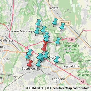 Mappa Via Sant' Antonino, 21058 Solbiate Olona VA, Italia (3.13176)