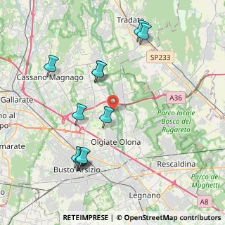 Mappa Via Sant' Antonino, 21058 Solbiate Olona VA, Italia (4.26636)