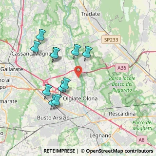 Mappa Via Sant' Antonino, 21058 Solbiate Olona VA, Italia (3.65455)