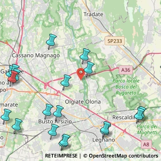 Mappa Via Sant' Antonino, 21058 Solbiate Olona VA, Italia (6.38)