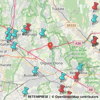 Mappa Via Sant' Antonino, 21058 Solbiate Olona VA, Italia (7.0115)