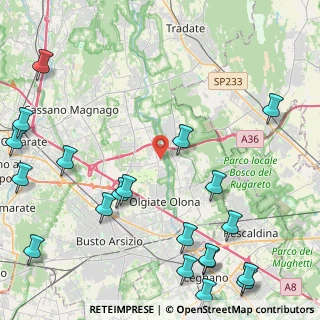Mappa Via Sant' Antonino, 21058 Solbiate Olona VA, Italia (6.1925)