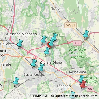 Mappa Via Sant' Antonino, 21058 Solbiate Olona VA, Italia (5.04667)