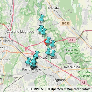 Mappa Via Sant' Antonino, 21058 Solbiate Olona VA, Italia (3.57176)